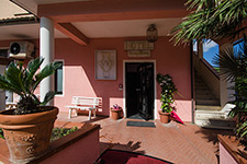 Hotel Villa Etrusca - Der Eingang zum Hotel
